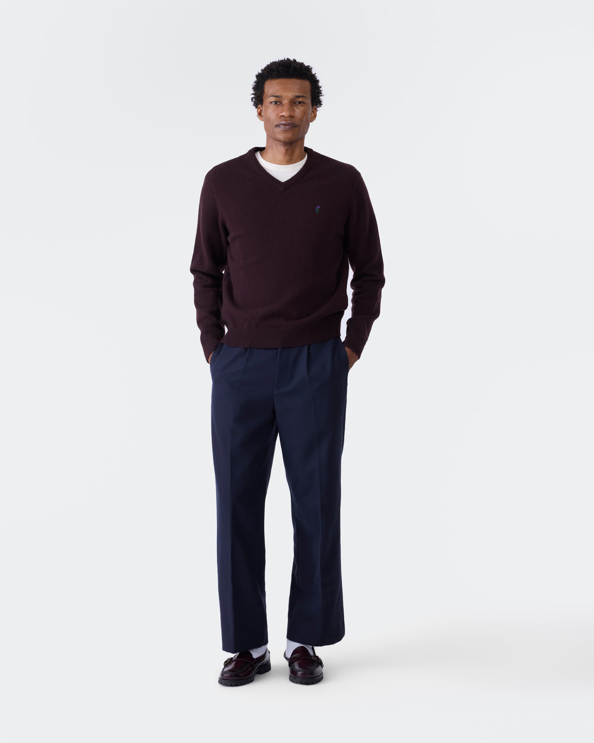 V-Neck Merino Sweater