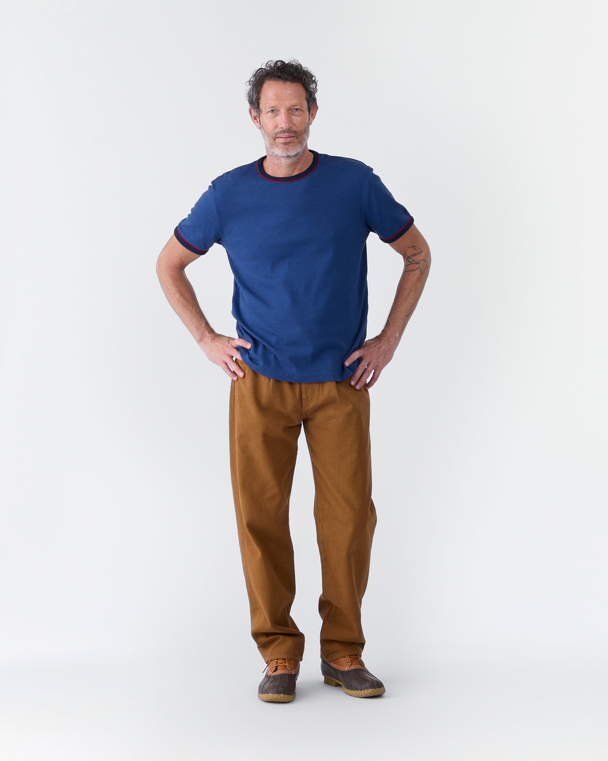Brushed Pleated Jeans