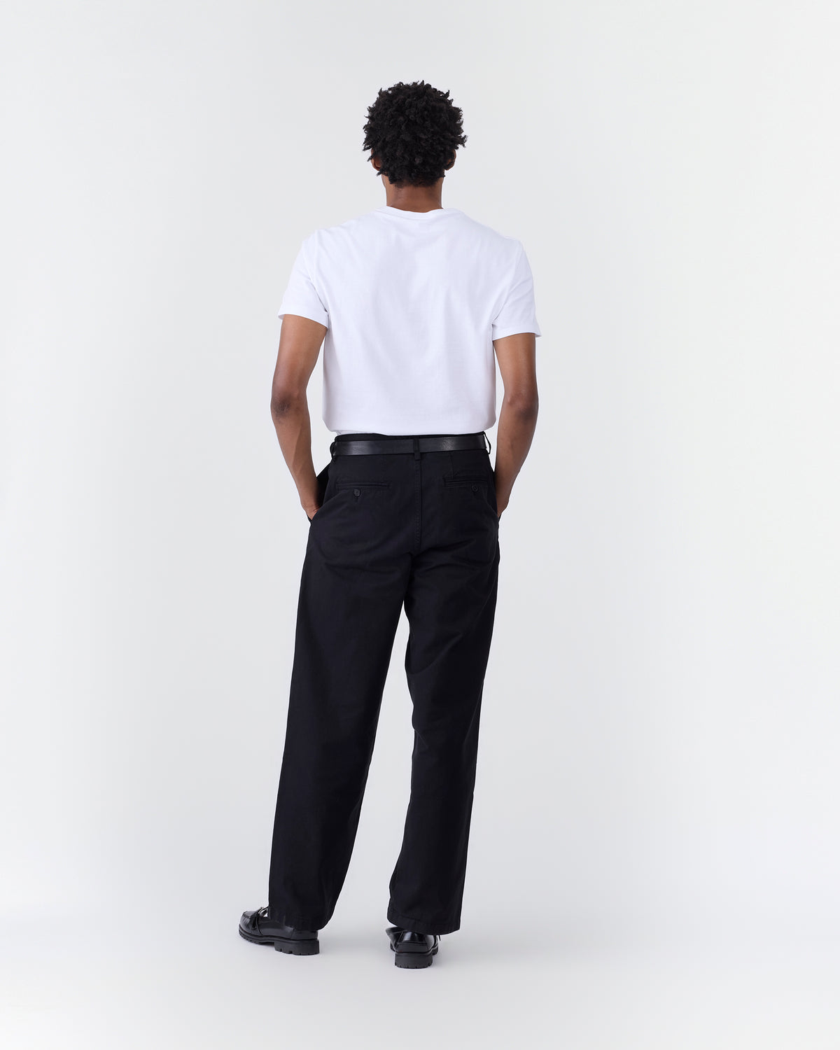 Twill Double-Pleat Pant