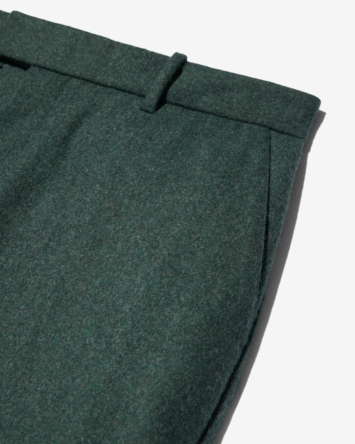 Flat Front Wool Trouser