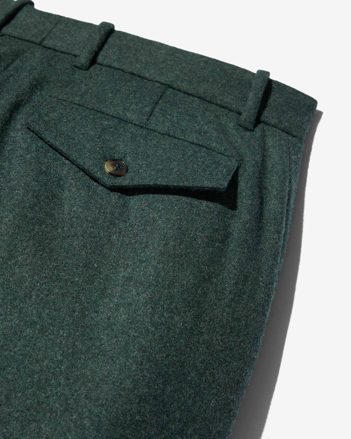 Flat Front Wool Trouser