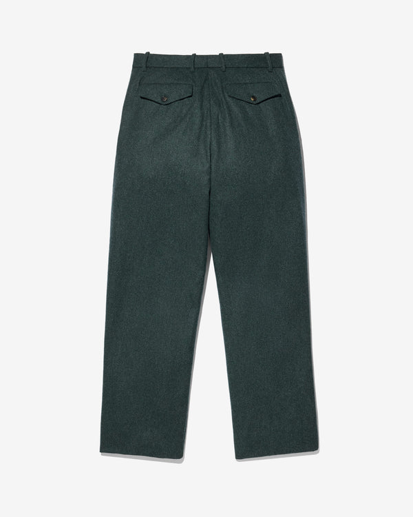 Noah - Flat Front Wool Trouser - Detail