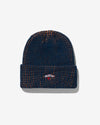 Noah - Tri-Color Beanie - Petrol / Chipmunk / Burgundy - Swatch