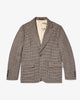 Noah - Houndstooth Sack Jacket - Tan - Swatch