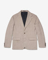 Noah - Flanneled Linen Jacket - Sand - Swatch