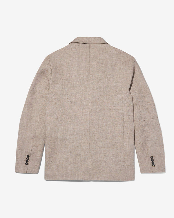 Noah - Flanneled Linen Jacket - Detail