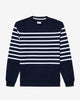 Noah - Striped Mariner Top - Navy/White - Swatch