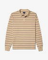 Noah - Long Sleeve Pique Polo - Khaki - Swatch