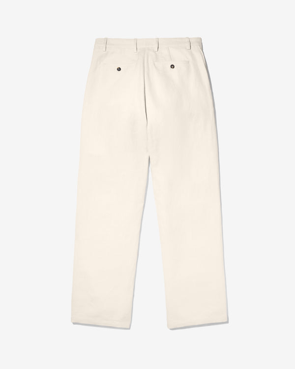 Noah - Canvas Single Pleat Trouser - Detail