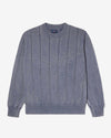 Noah - Drop Needle Sweater - Deep Blue - Swatch