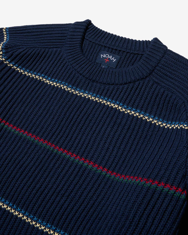 Noah - Striped Shaker Sweater - Detail