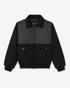 Noah - Wool A-2 Jacket - Black/Grey - Swatch