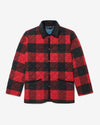 Noah - Noah x Lavenham Buffalo Check Denham Jacket - Red/Black - Swatch