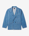 Noah - Double-Breasted Denim Jacket - Washed/Indigo - Swatch