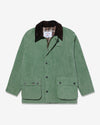 Noah - Noah x Barbour Cotton Bedale Jacket - Green - Swatch