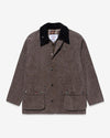 Noah - Noah x Barbour Cotton Bedale Jacket - Black - Swatch