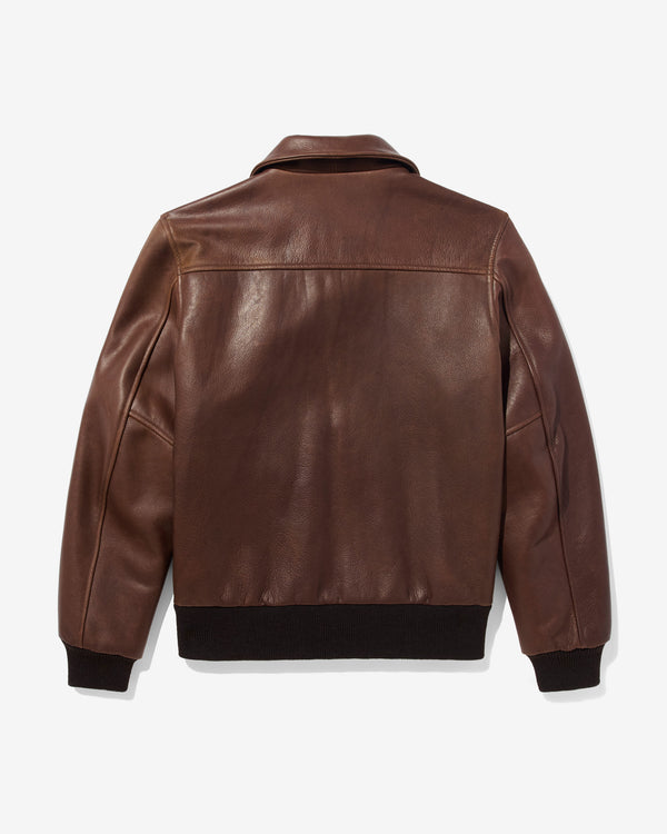 Noah - Leather A-2 Jacket - Detail