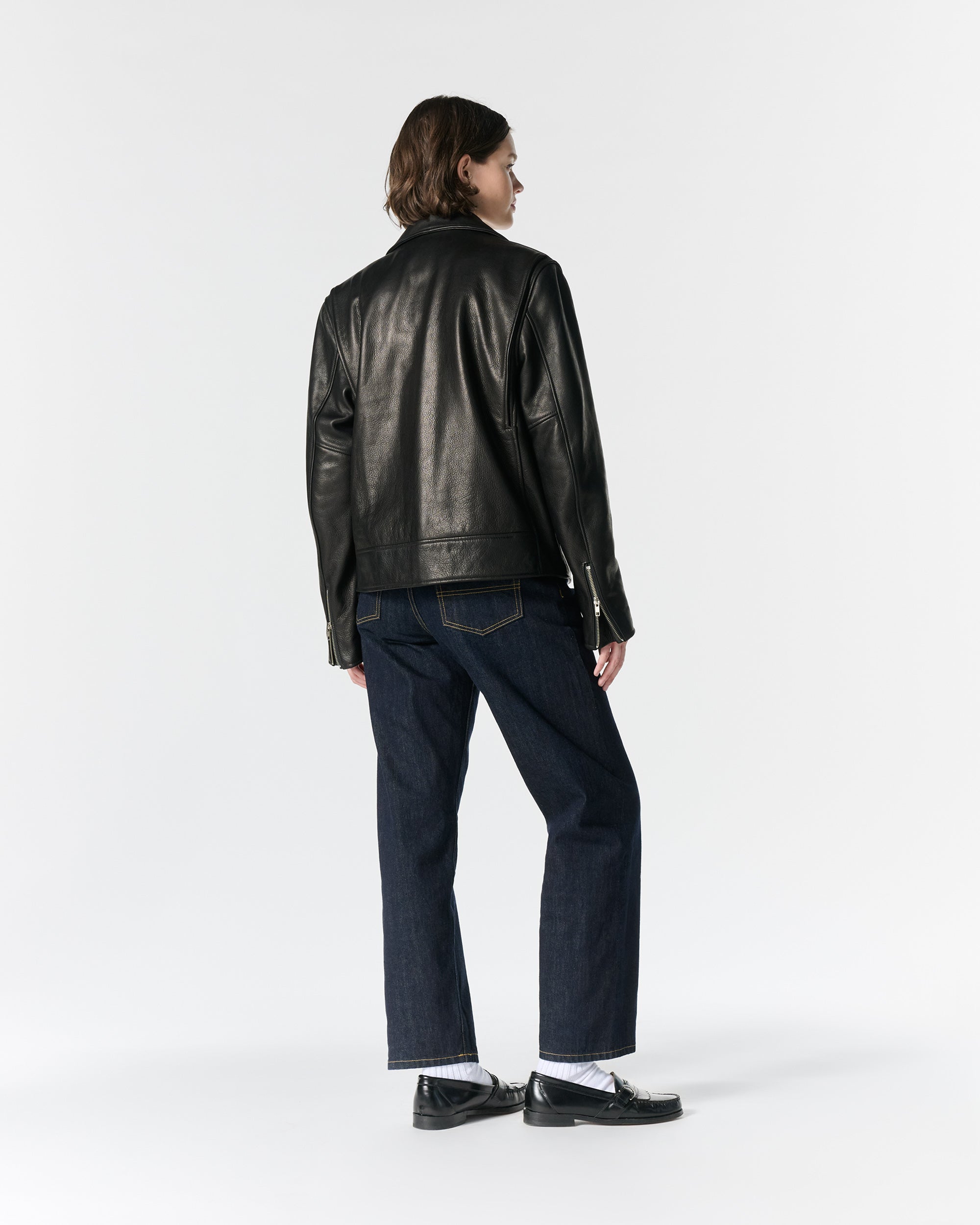 Leather Cruiser Jacket - Noah