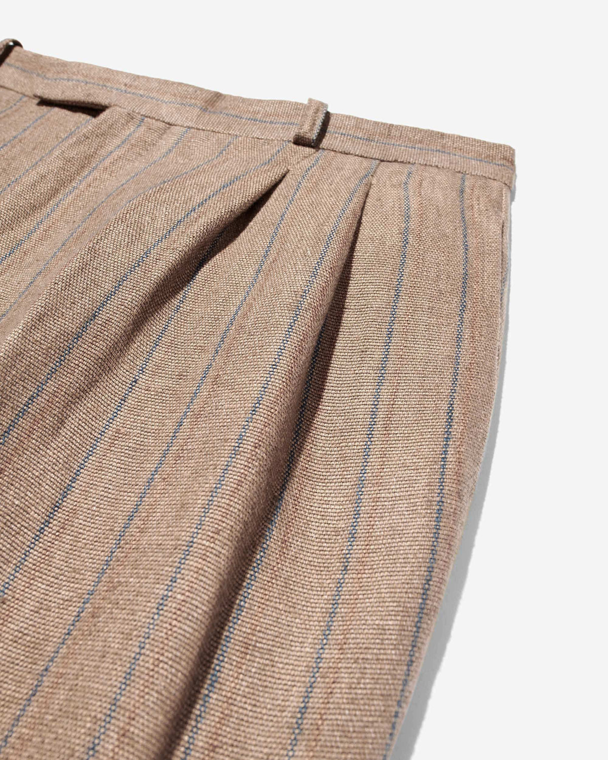 Linen Double-Pleat Trousers