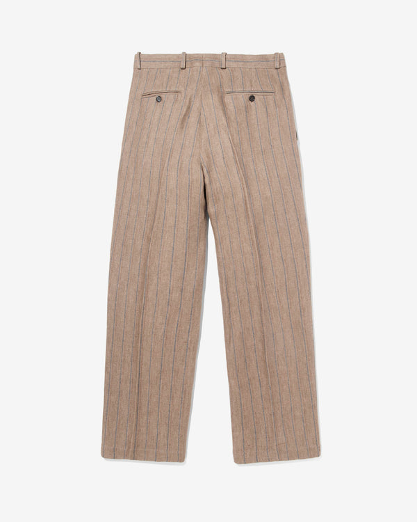 Noah - Linen Double-Pleat Trousers - Detail