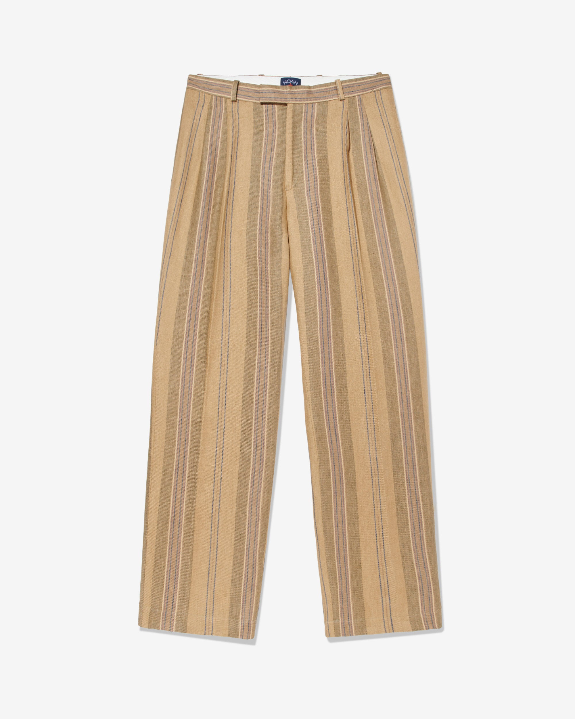 Linen Double-Pleat Trousers - Noah