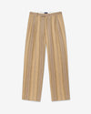 Noah - Linen Double-Pleat Trousers - Brown/Grey/Navy - Swatch