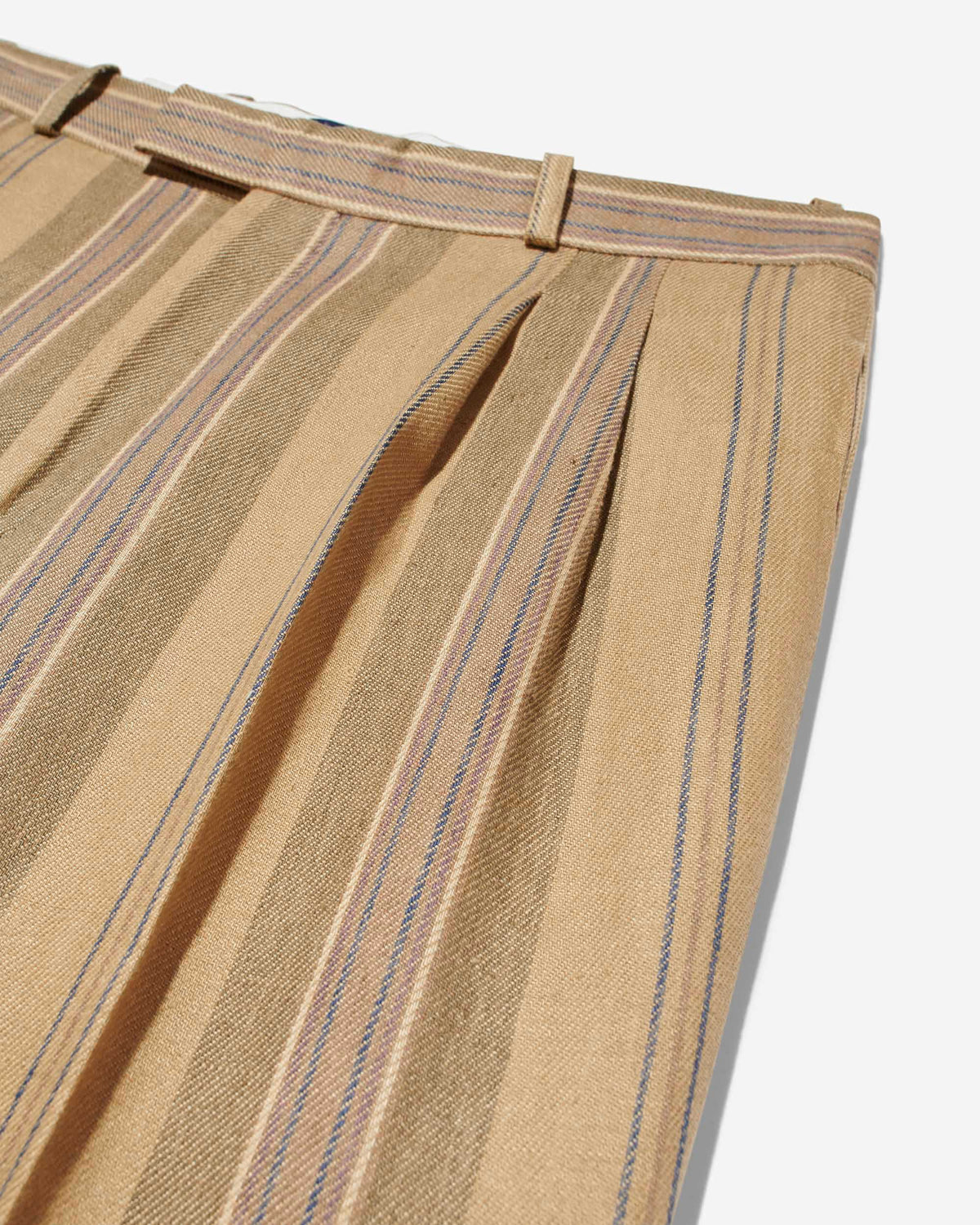 Linen Double-Pleat Trousers