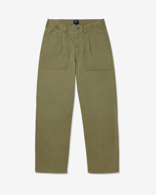 Noah - Pleated Fatigue Pants-Army Green
