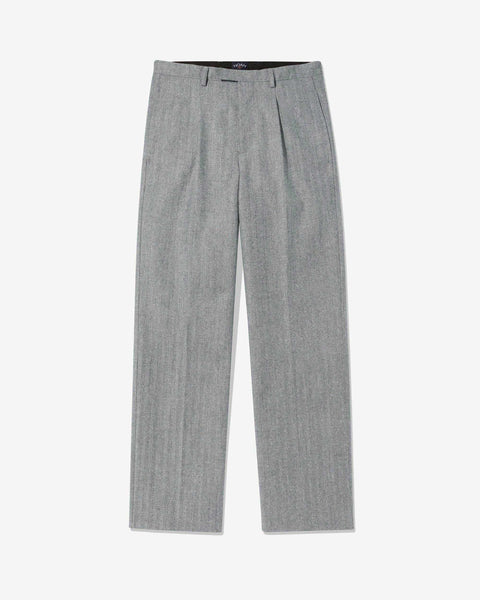 S4 Double Pleat Cut Trousers / Herringbone Tweed