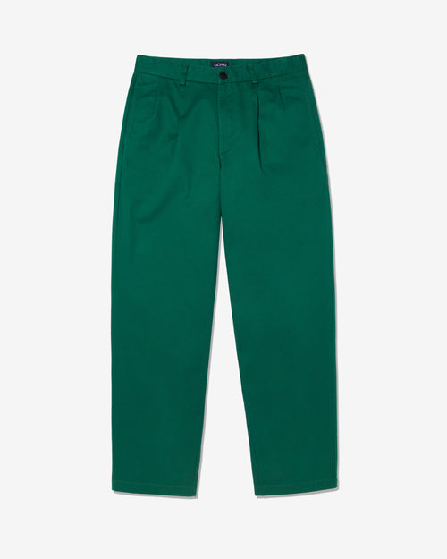 Noah - Twill Double-Pleat Pant-Emerald