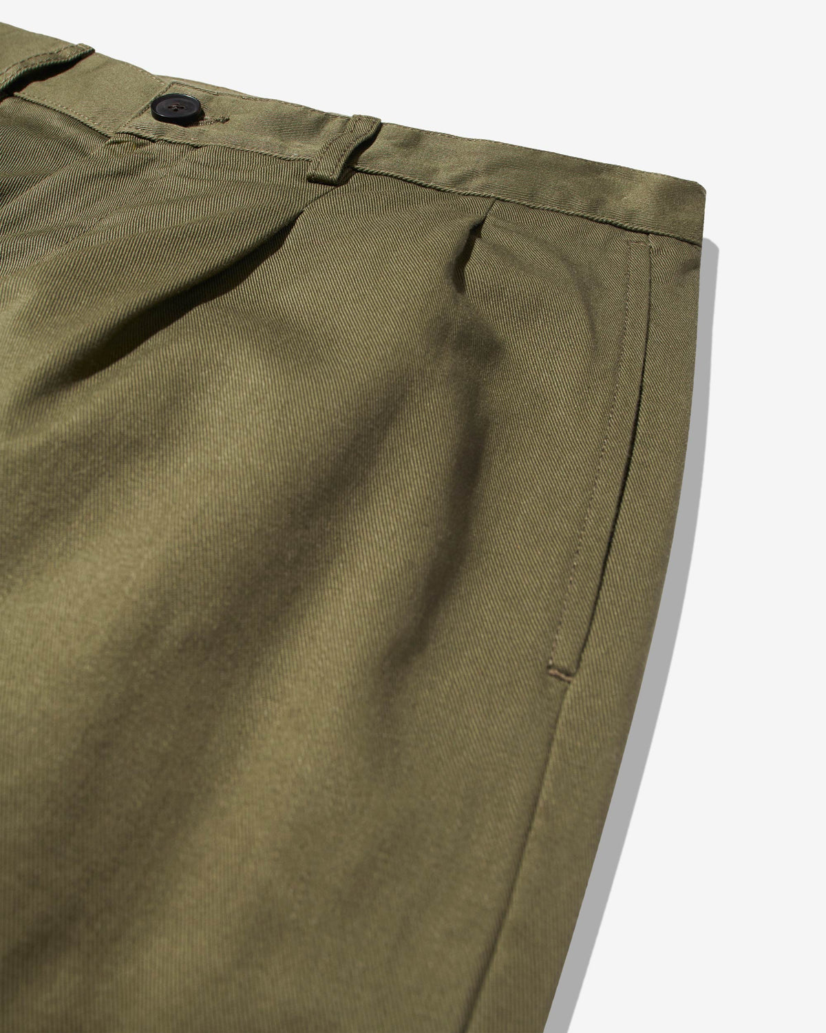 Twill Double-Pleat Pant