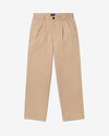 Noah - Classic Twill Double-Pleat Pant - Sand - Swatch