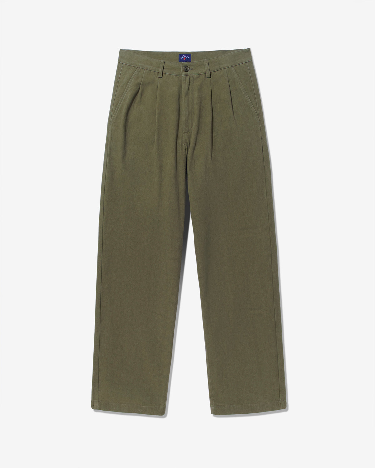 Double-Pleat Cotton Pant