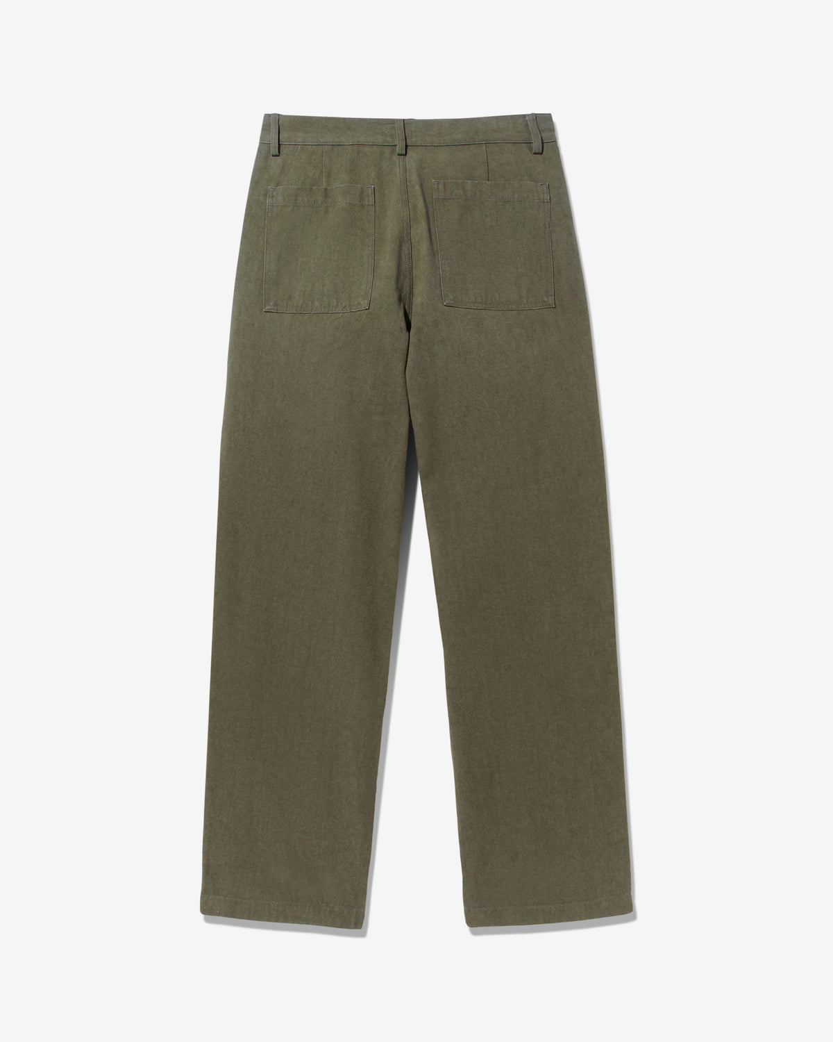 Double-Pleat Cotton Pant