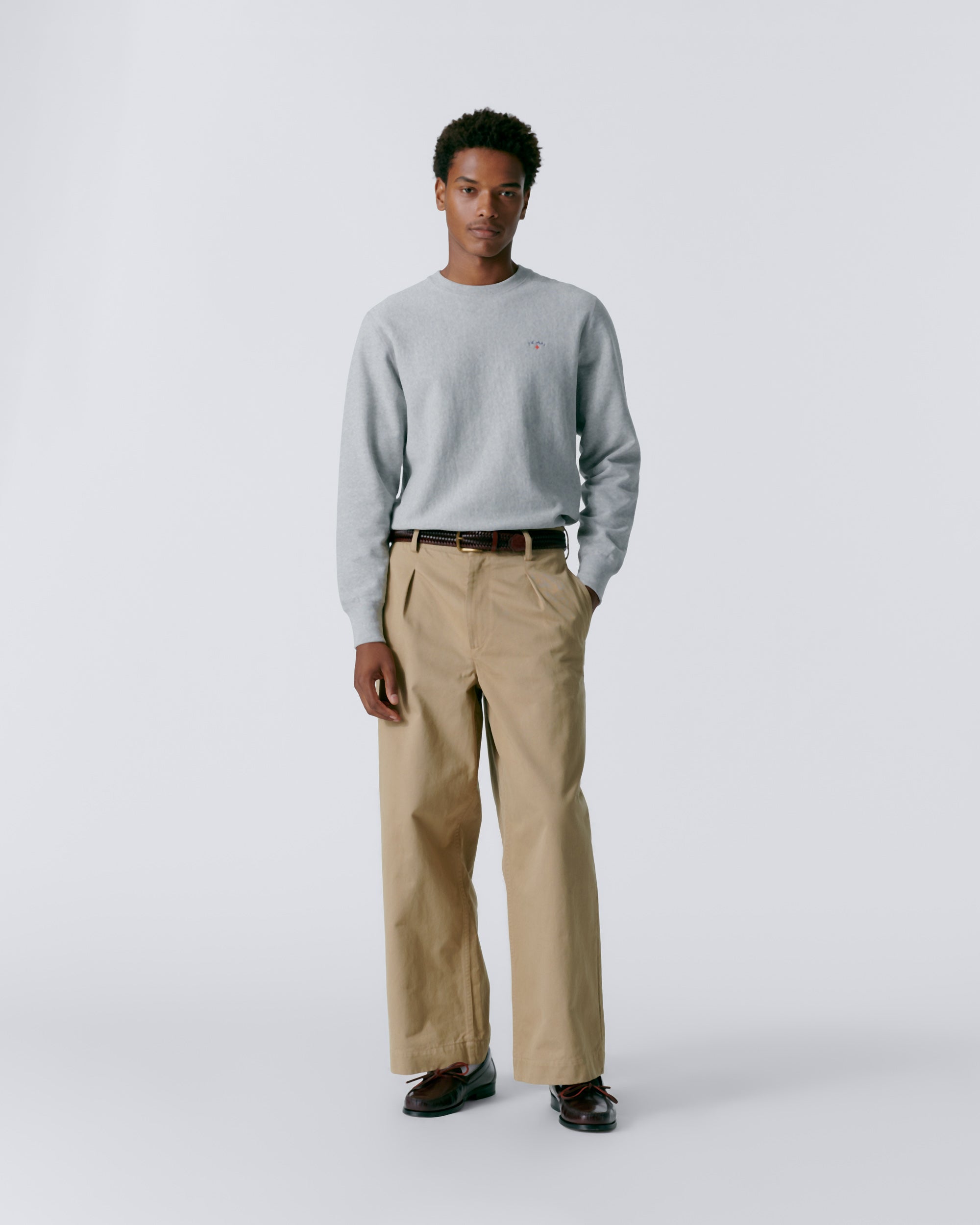 Single-Pleat Baggy Chino - Noah