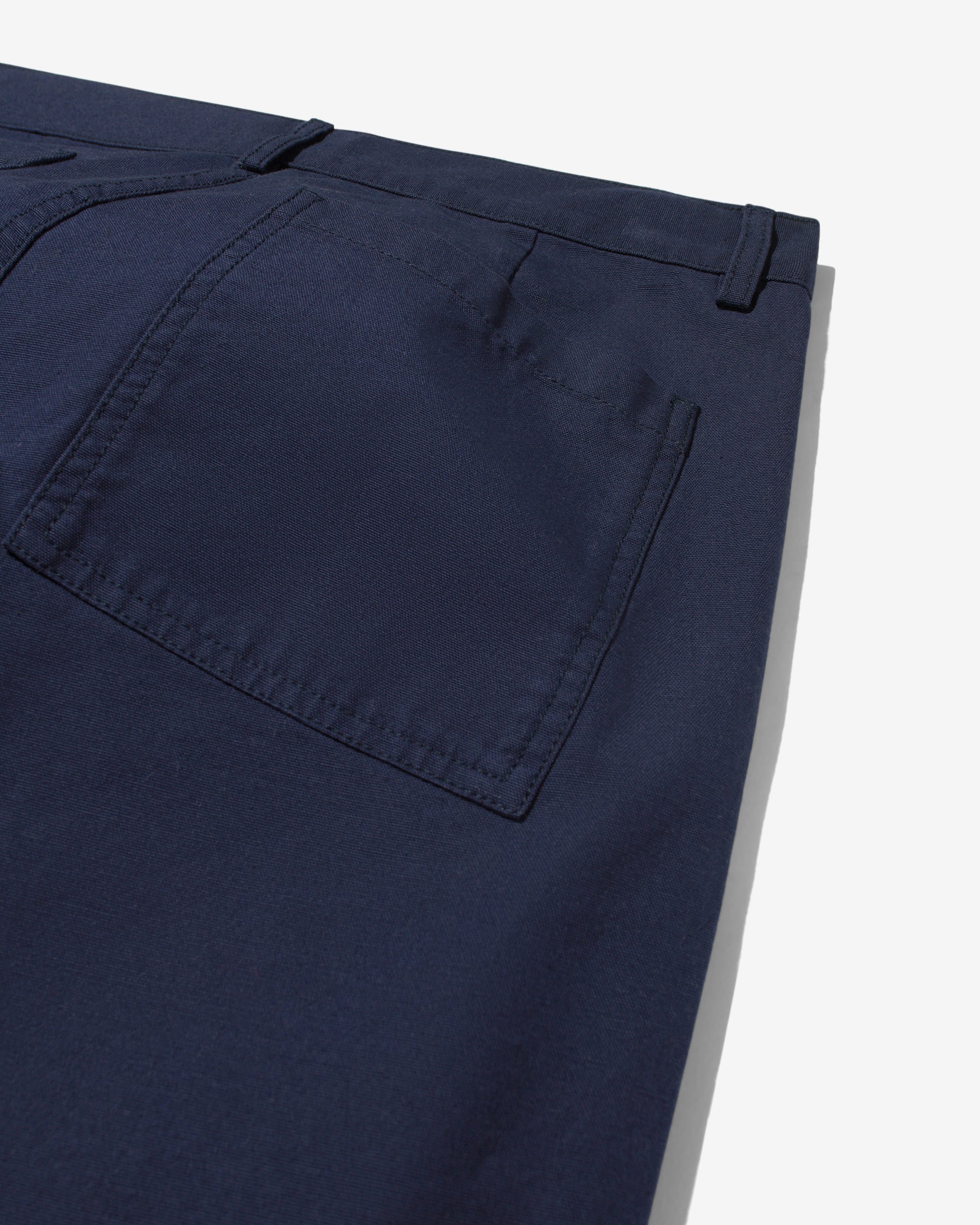 Double-Pleat Cotton Pant - Noah