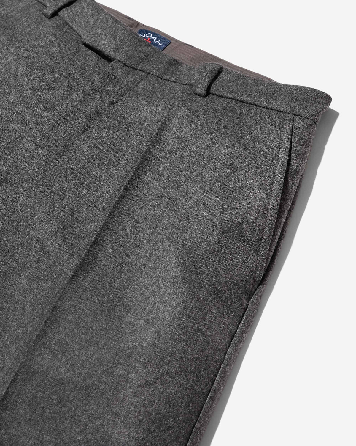 Flat Front Wool Trouser