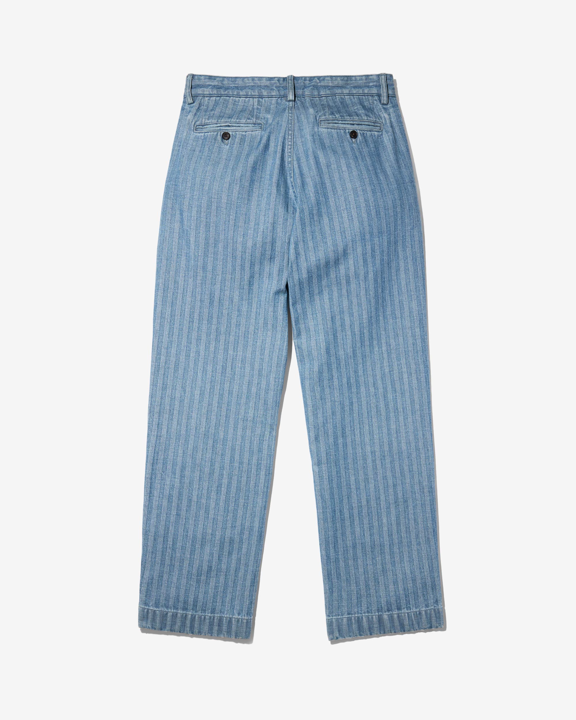 Pleated Salt Wash Corduroy Pant - Noah