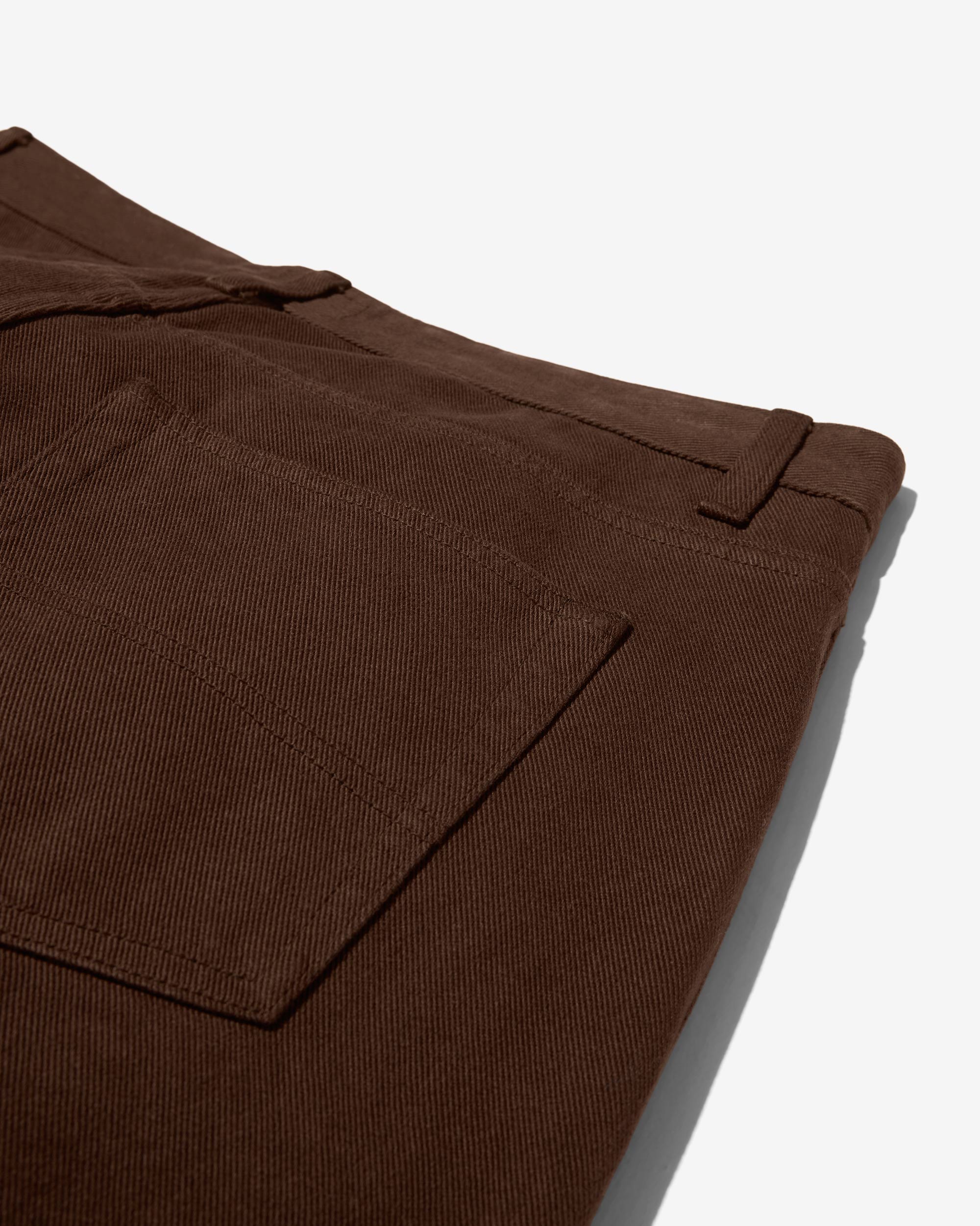 パンツ NOAH Brushed Pleated Jean Brown 30 Brushed Pleated Jean - Noah