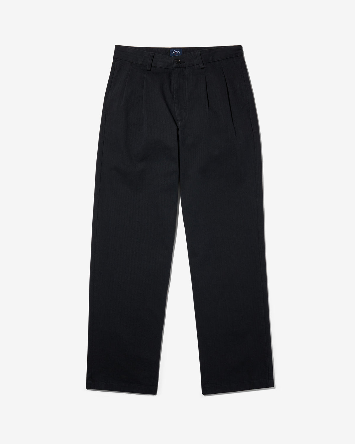 Double-Pleat Herringbone Pant
