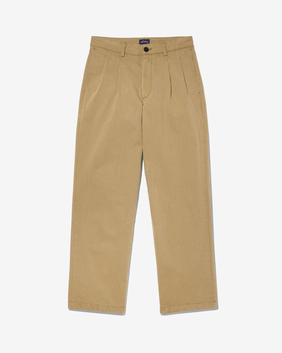 Double-Pleat Herringbone Pant
