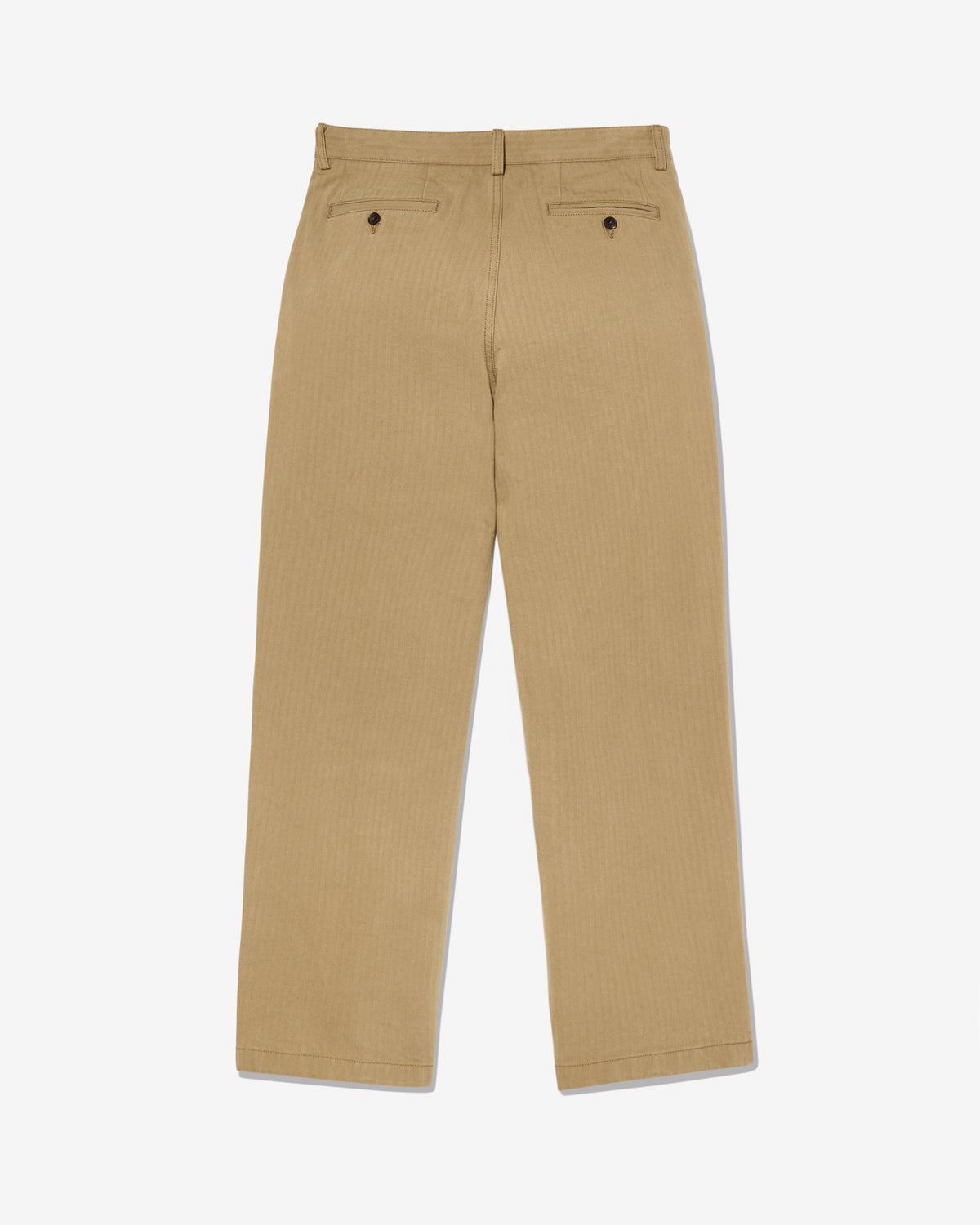 Double-Pleat Herringbone Pant