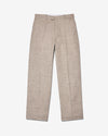 Noah - Flanneled Linen Trouser - Sand - Swatch