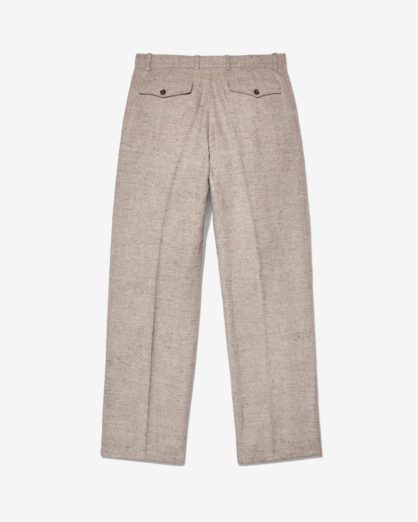 Noah - Flanneled Linen Trouser - Detail