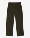 Noah - Moleskin Single-Pleat Pant - Washed Green - Swatch