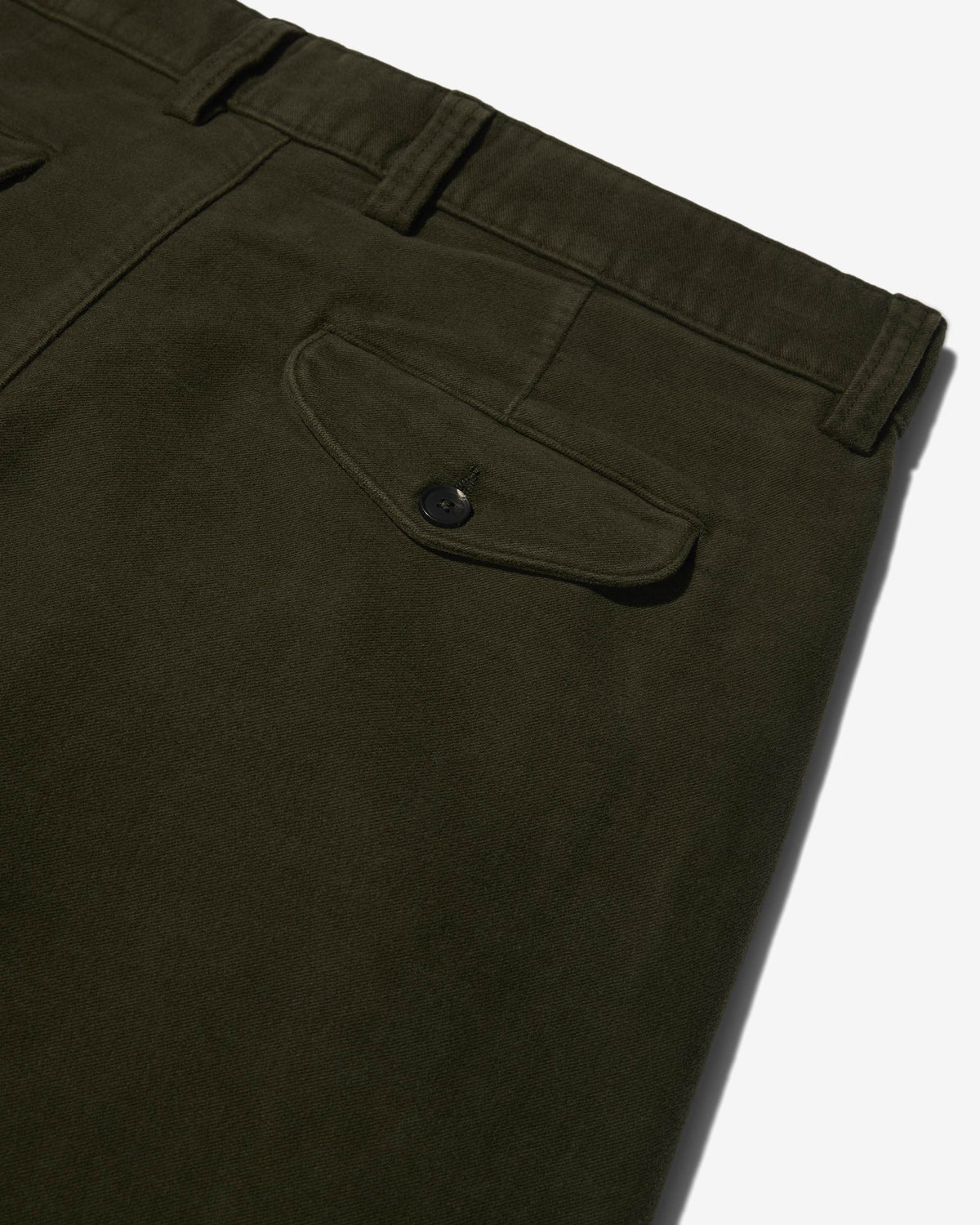 Moleskin Single-Pleat Pant