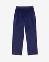 Noah - Double-Pleat Corduroy Pant - Purple - Swatch