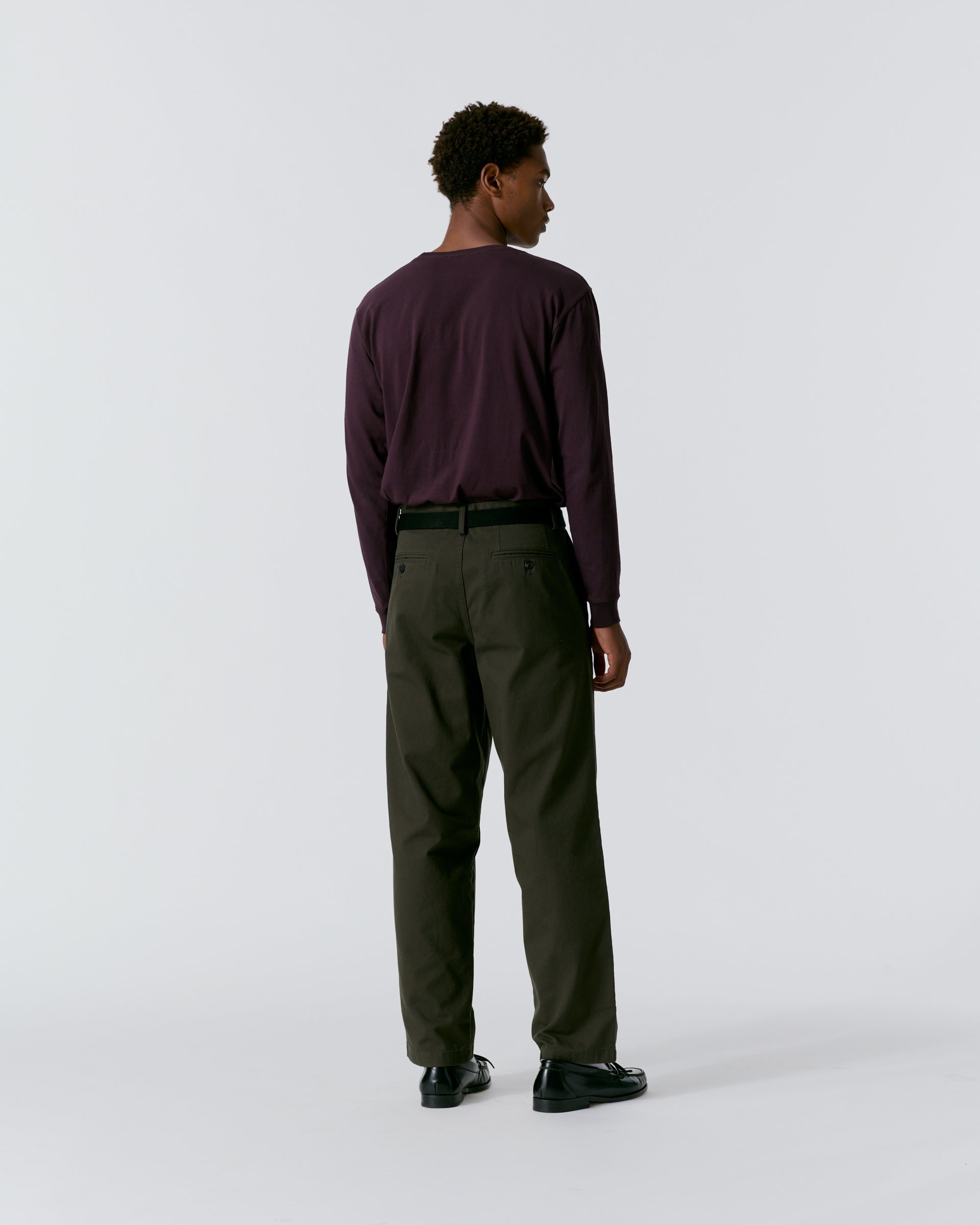 Twill Double-Pleat Pant - Noah