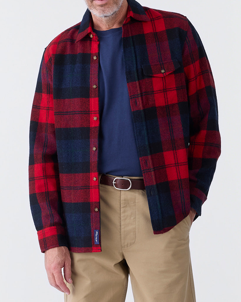 Pinewood Plaid Wool Shirt