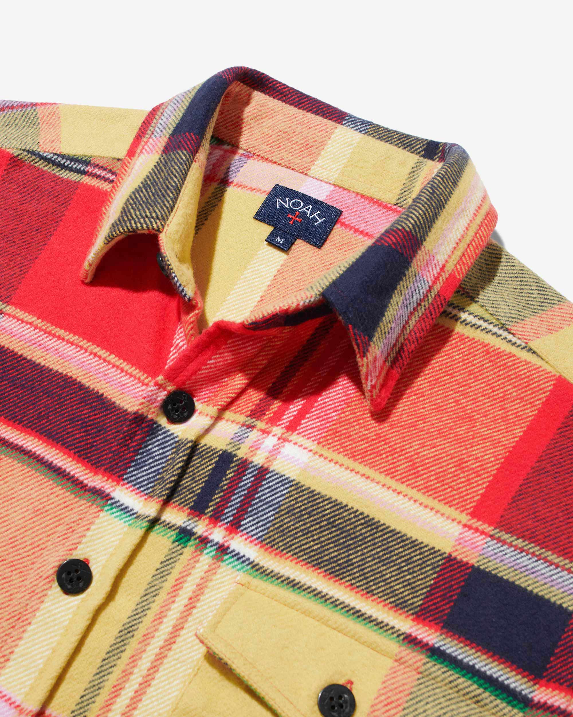 Bright Plaid Heavyweight Flannel - Noah